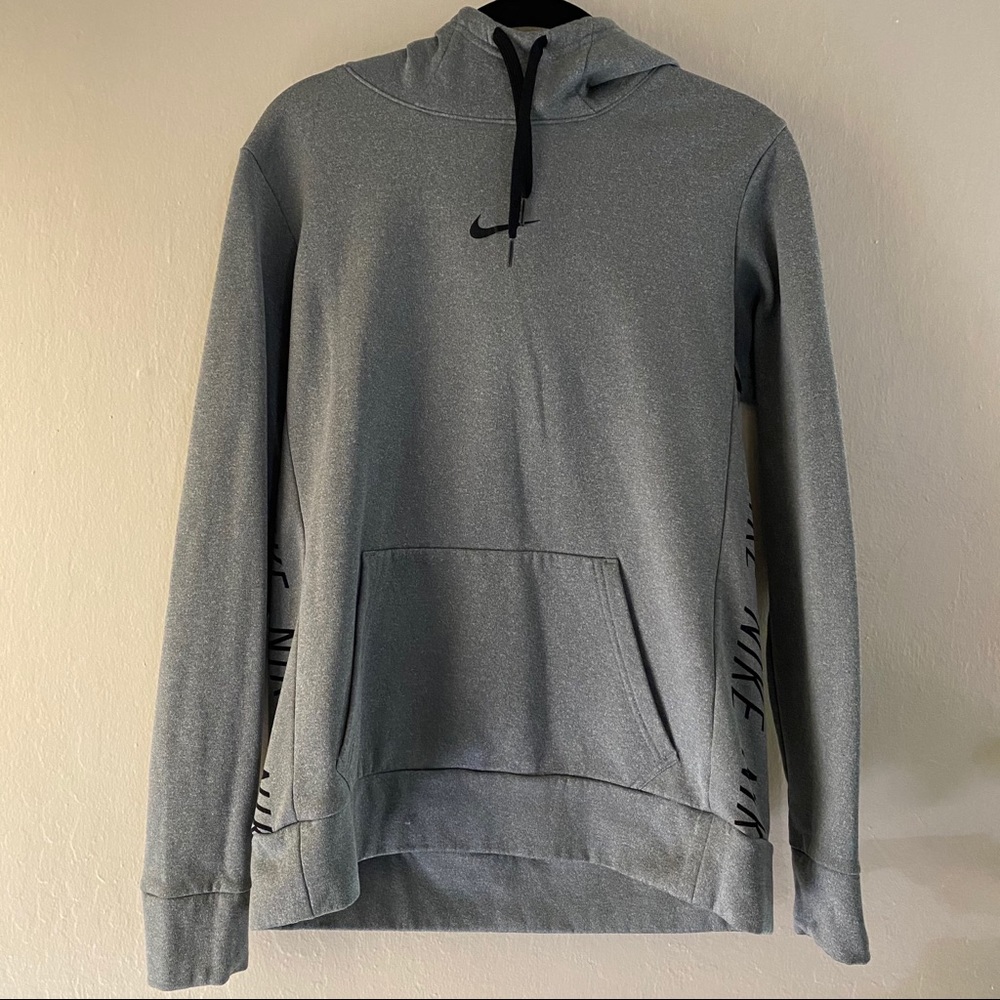 NO LONGER AVAILABLE: Nike Dri-Fit Gray Hoodie.